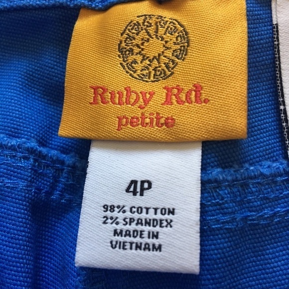 RUBY RD WOMEN'S CAPRIS  NWT SZ 4P PETITE - Picture 7 of 8